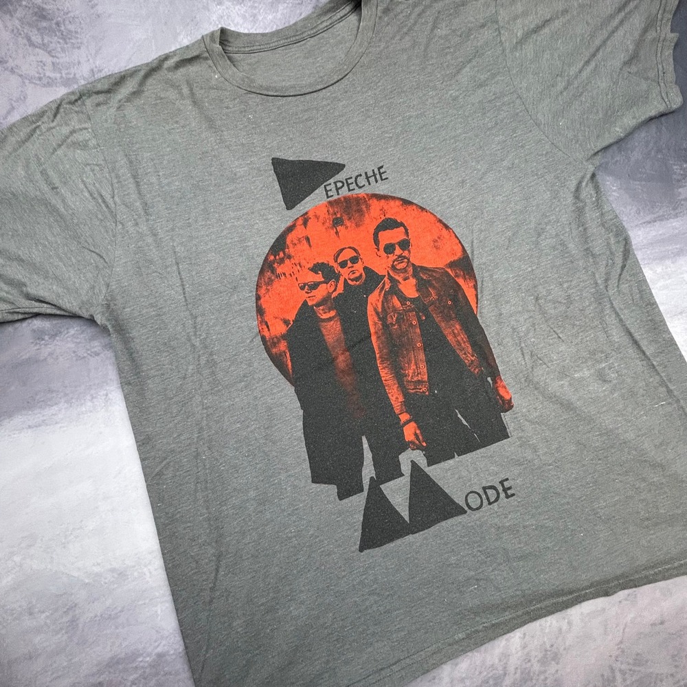 Depeche Mode Delta Machine 2013 Tour Shirt Gray Band Tee Size XL Relaxed Fit - Picture 3 of 7